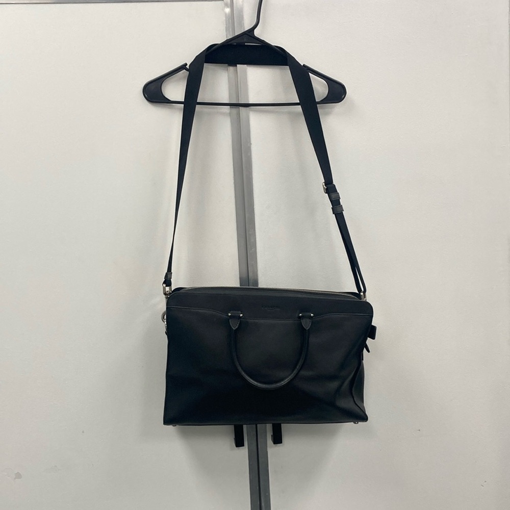 Coach leather Black Laptop Bag